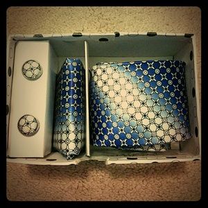 Gift set for mens - Cufflinks, Pocket square &Tie